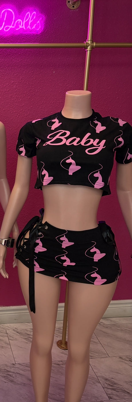 BABYY PHATT SKIRT SET