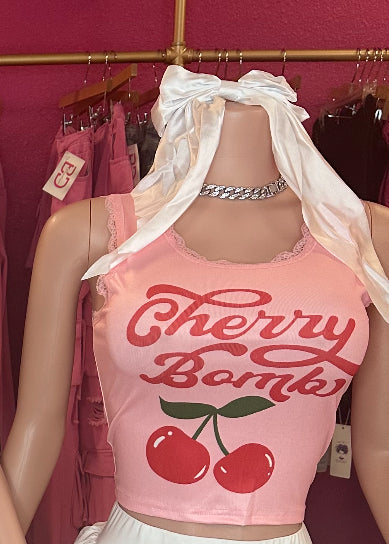 CHERRY BOMB TANK SHIRT