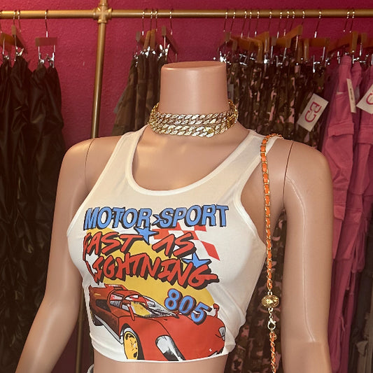 MOTOR SPORT TANK TOP