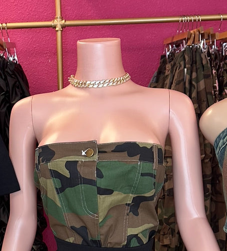 CAMO CORSET